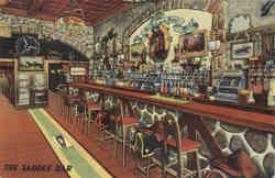 The Saddle Bar 72 Grove St. Sheridan Square Postcard