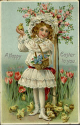 A Happy Easter To You Postcard