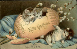 Easter Greetings Postcard