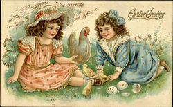 Easter Greeting Postcard