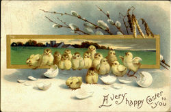 A Very Happy Easter To You Postcard