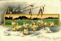 A Happy Easter Postcard