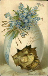 Wishing You Easter Happiness Postcard