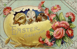 Easter Greetings Postcard