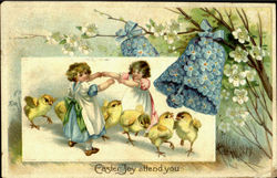 Easter Joy Attend You Postcard