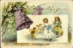 A Happy Easter Postcard