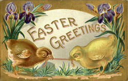 Easter Greetings Postcard