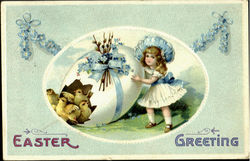 Easter Greeting Postcard