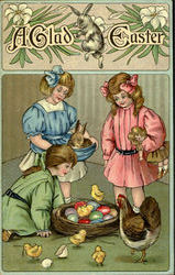 A Glad Easter Postcard