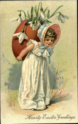 Hearty Easter Greetings Postcard