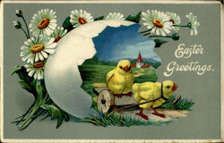 Easter Greetings Postcard