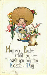 I Wish You Joy This Easter - Day Postcard