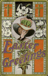 Easter Greetings Postcard