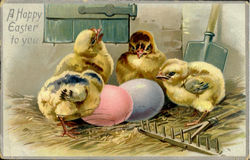 A Happy Easter To You Postcard