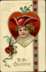 To My Valentine Postcard