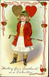 Hunting For A Sweetheart Or A Valentine Postcard