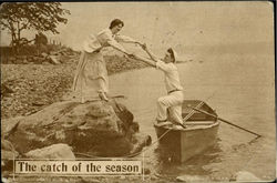 The Catch Of The Season Postcard