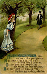 Hush, Hush, Hush Postcard