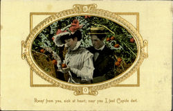 Away From You Sick At Heart Postcard