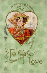 To One I Love Postcard