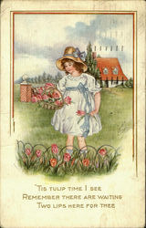 Tulip time Postcard