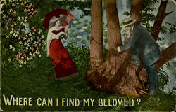 Where Can I Find My Beloved? Postcard