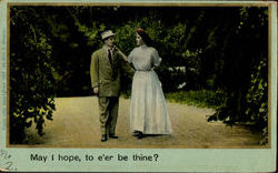 May I Hope To E'er be Thine? Postcard