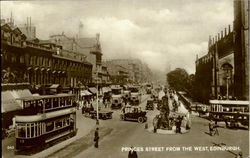 Princes Street From The West Postcard