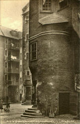 Site Of Burns' Lodgings In Lawnmarket Postcard