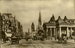 Princes Street Looking E. From R.S.A. Galleries Postcard