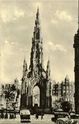 Scott Monument Postcard