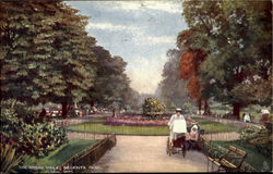 The Broad Walk, Regents Park Postcard