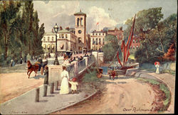 Over Richmond Bridge Postcard