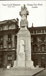 Nurse Cavell Monument, Charing Cross Road London, England Postcard Postcard