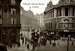 Aldwych From The Strand London, England Postcard Postcard