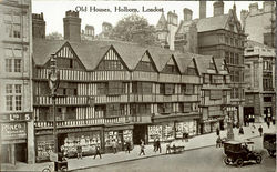 Old Houses Holborn Postcard