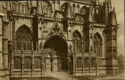 South Porch & Chantenes, Lincoln Cathedral Postcard