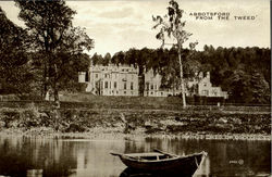 Abbotsford From The Tweed Postcard