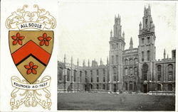 Allsouls England Postcard Postcard