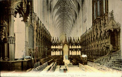 Winchester Cathedral Choir From East England Postcard Postcard