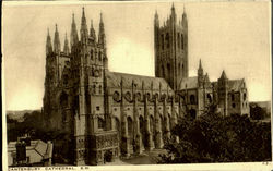 Canterbury Cathedral S. W Postcard