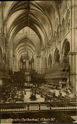 Lincoln Cathedral Choir W Postcard