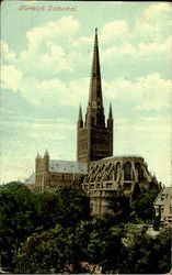 Norwich Cathedral England Postcard Postcard