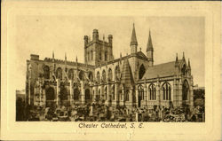 Chester Cathedral South East Postcard