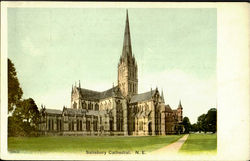 Salisbury Cathedral N. C Postcard