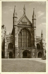 The West Front Begun By Bishop Edyndon Postcard