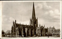 Sheffield Cathedral England Postcard Postcard