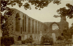 Frater's Hall Dunfermline Abbey Postcard