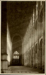 Sunlight Across The Nave Ely Cathedral England Postcard Postcard