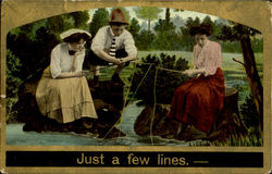 Just A Few Lines Postcard